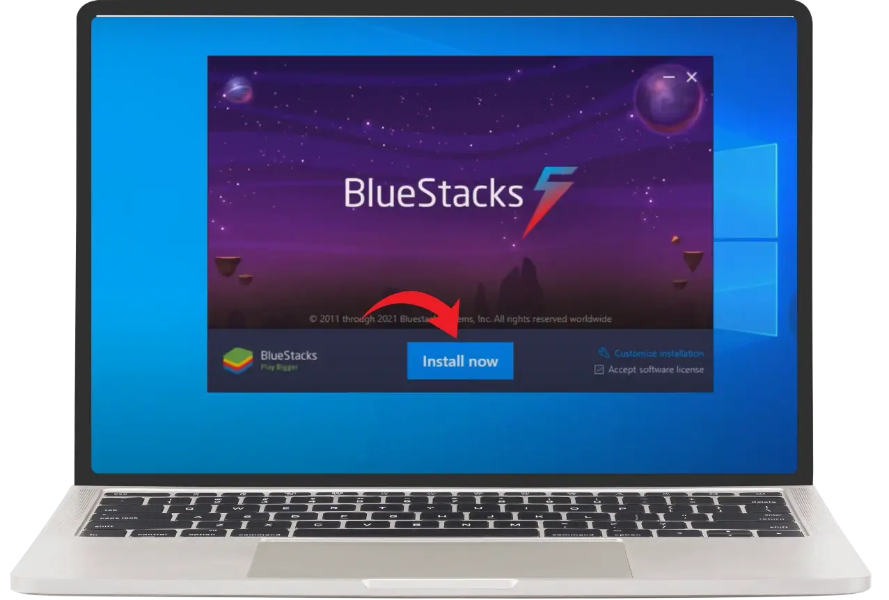 install BlueStacks